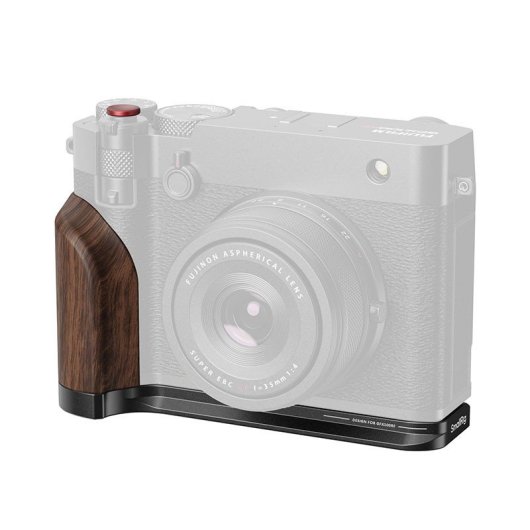 Empuñadura Smallrig Negra Con Mango De Madera Para Fujifilm Gfx100rf