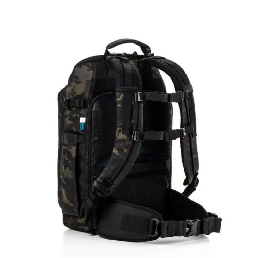 Mochila Tenba Axis V2 Multicam 20L Preta Acesso Triplo MOLLE