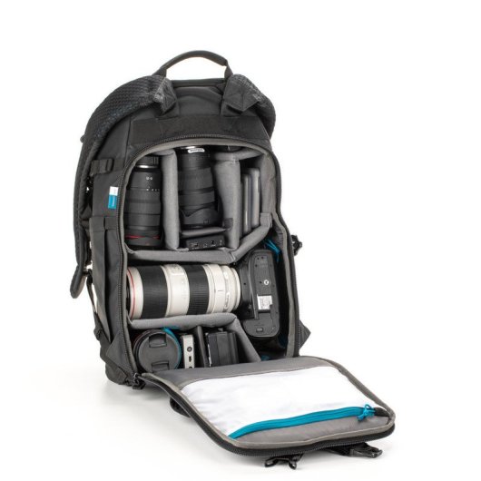 Mochila Tenba Axis V2 Multicam 20L Preta Acesso Triplo MOLLE