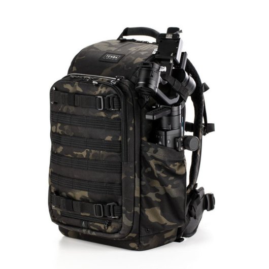 Mochila Tenba Axis V2 Multicam 20L Preta Acesso Triplo MOLLE