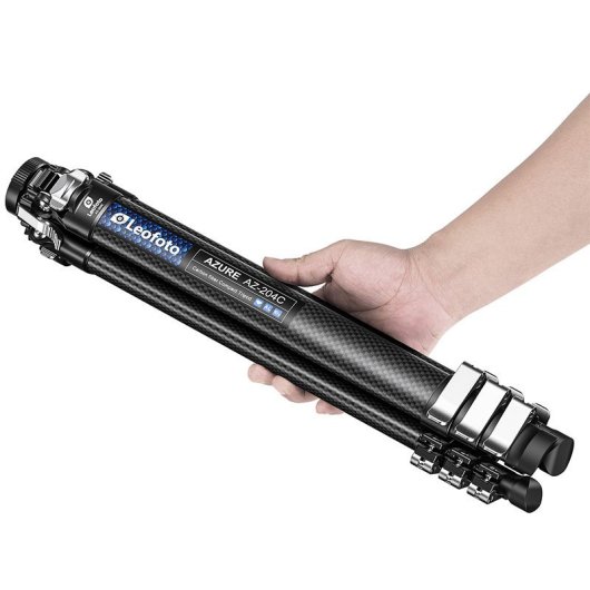 Tripé Leofoto AZ-204C LH-25R Carbono Compacto Profissional