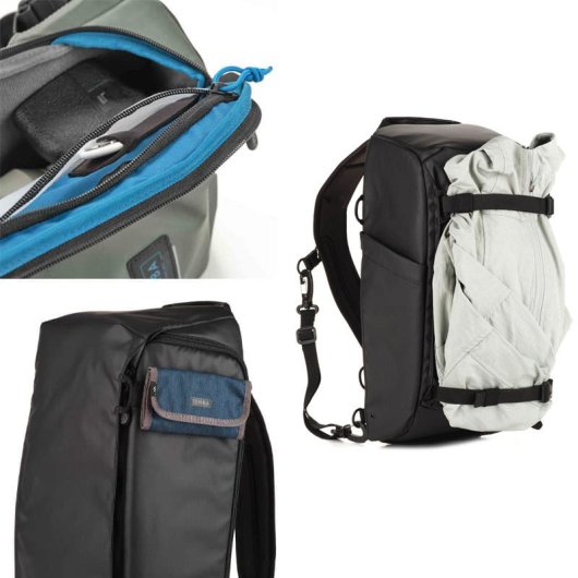 Mochila Bandolera Tenba Solstice V2 De 12 Litros, Color Negro