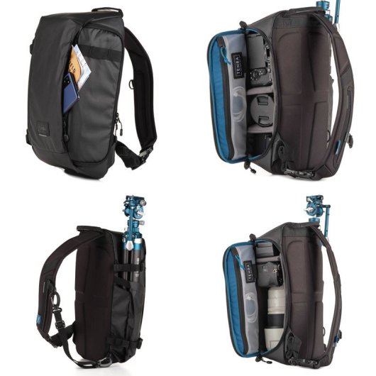Mochila Bandolera Tenba Solstice V2 De 12 Litros, Color Negro