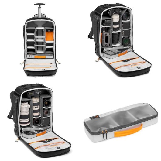 Mochila Lowepro Pro Trekker RLX 450 AW II Cinza Conversível 28L