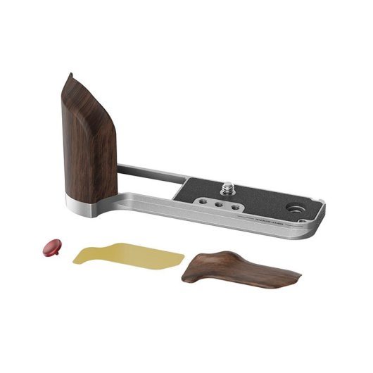 Empuñadura Smallrig Gris Con Mango De Madera Para Fujifilm Gfx100rf
