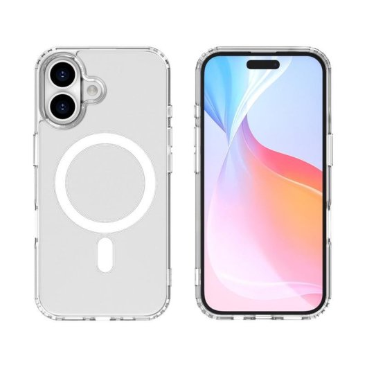Handyhülle 4smarts Cover Polycarbonat Transparent kompatibel mit iPhone 16