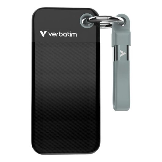 Disco Rigido Verbatim Pocket SSD 256GB USB Tipo C 10GB/s Ignifugo