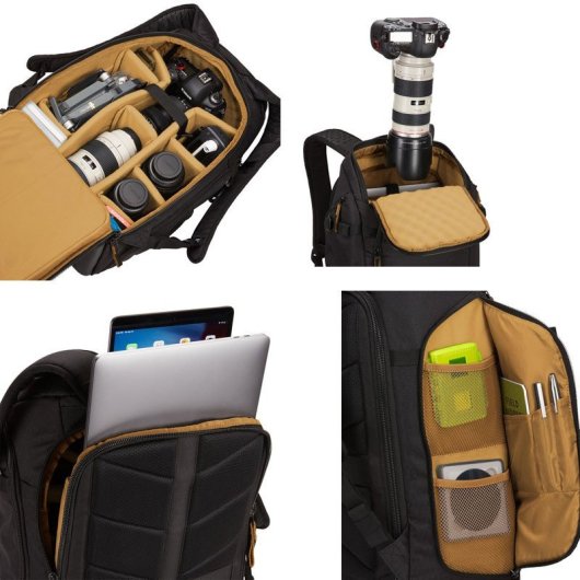 Sac à dos Case-logic Viso Cvbp-106 Noir pour appareil photo, protection renforcée