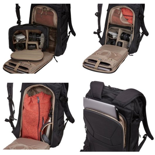 Mochila Thule Covert Tcdk224 Negra Para Cámara Bp 24 Negra
