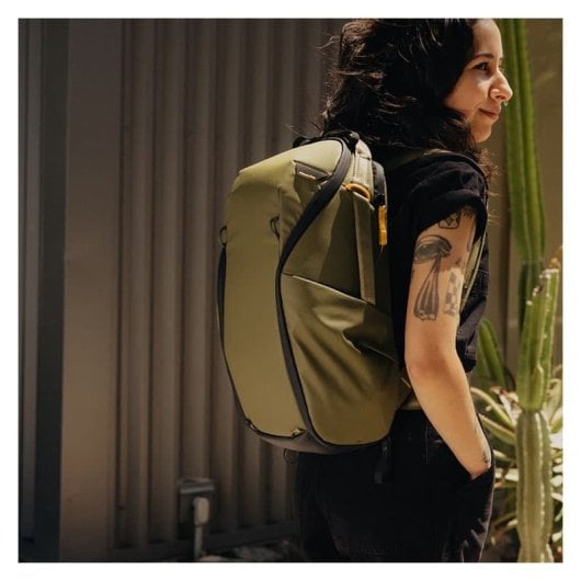 Mochila Peak Design Everyday Con Cremallera, 15 L, Color Alga - Bedbz-15-kp-3