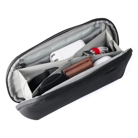Bolsa Técnica Peak Design Btp-s-bk-1 Preta 1L Compacta para Cabos e Dispositivos