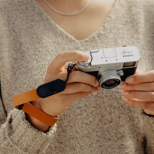 Dragonne Peak Design Cuff LRS-WR-AM-1 Couro Ambar para Câmeras