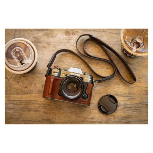 Funda SmallRig 4710 Cuir Marron pour Fujifilm X-T50 Prise Ergonomique