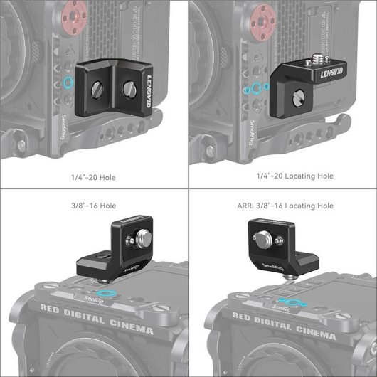Plaque de Montage SmallRig MD4360 Mini en L Compacte Charge 1,2 kg