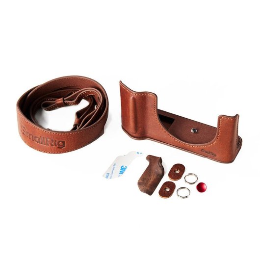 Funda Protectora De Cuero Marrón Smallrig Para Fujifilm Gfx100rf