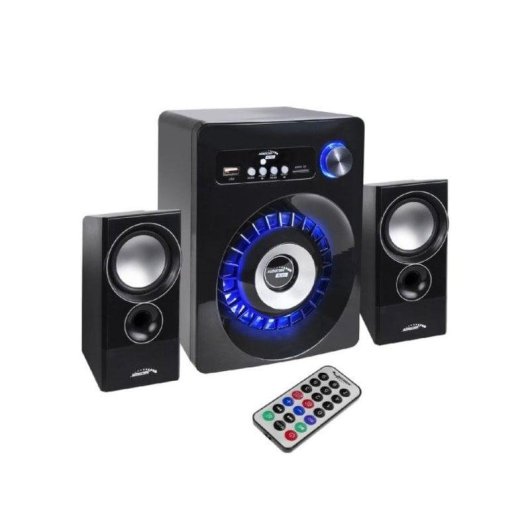 Colunas Audiocore AC910 Sem Fios e Com Fios 10W com Subwoofer 35W e FM