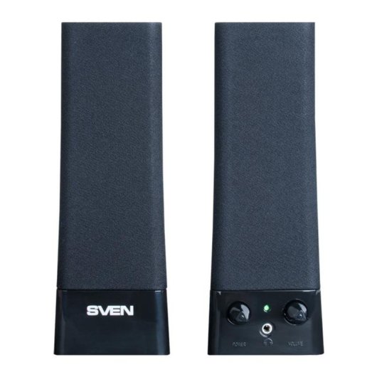 Colunas Sven 5 vias com fio 4 W conector 3,5 mm preto