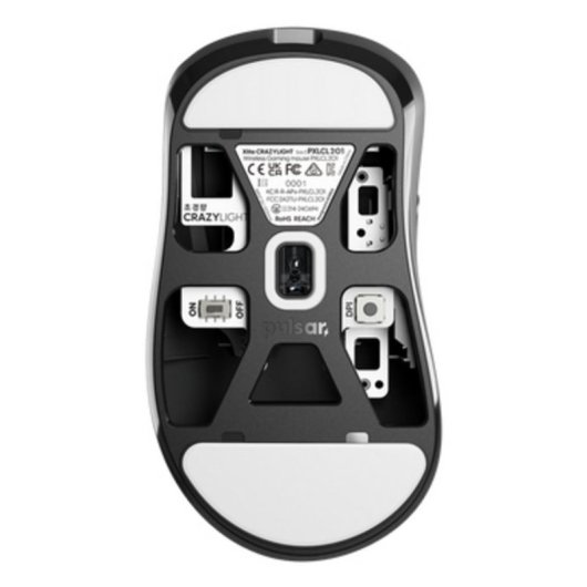 Ratón Pulsar Xlite CrazyLight Gaming RF Wireless 32000 DPI Negro Jet Black