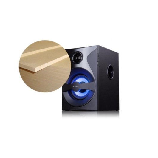 Colunas F&D 5.1 canais Bluetooth 80W com subwoofer ativo