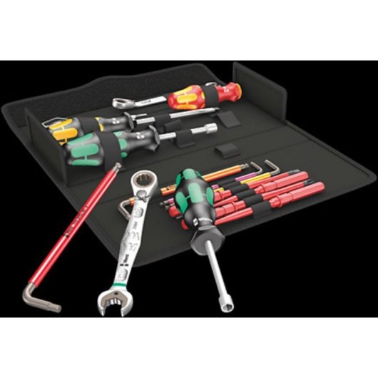 Jeu d'outils mécaniques Wera SH 2, 15 outils, acier inoxydable