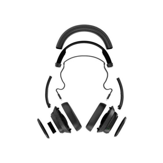 Auriculares Fairphone Fairbuds XL inalámbricos Bluetooth 5.1 con Cancelación Activa de Ruido y protección IP54 negros