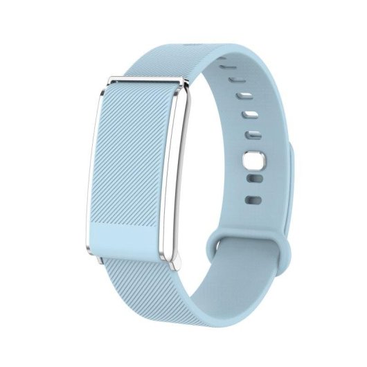 Aktivitätsarmband DCU Move Fitband Bluetooth Silber 30 Tage Akku Gesundheitstracking