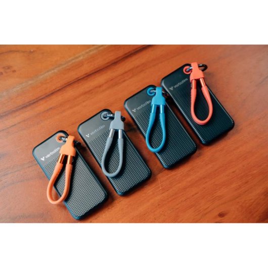 Disco Duro Verbatim Pocket SSD 1TB M.2 USB 3.2 Gen 2 1000MB/s Negro Gris