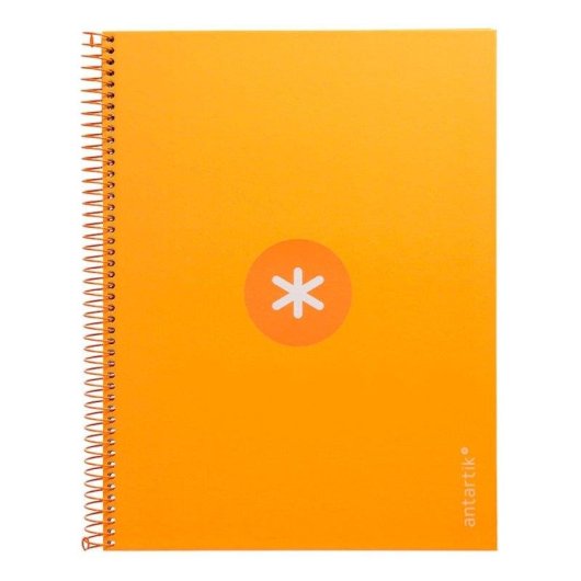 Quaderno A4 Antartik Spirale Copertina Rigida 80 Fogli 90g Giallo