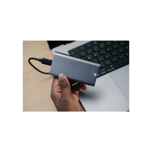 Disco Duro Verbatim TurboMetal 1TB SSD USB4 40 Gbit/s Ventilador