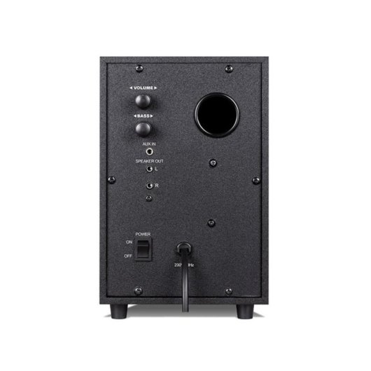 Altavoces Tracer Alámbricos 20W avec Bluetooth et rétroéclairage noir