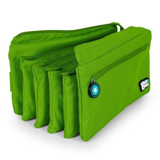 Estuche Portatodo Cuádruple Grafoplás Bits and Bobs Verde