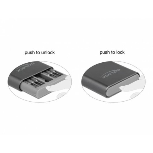 Juego de destornilladores de precisión Delock 49 piezas