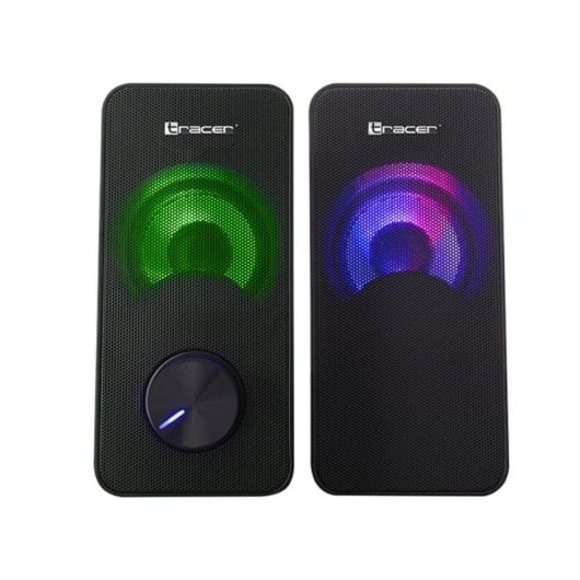 Altifalantes Tracer Loop 2 vias com fios 6W com USB e controlo rotativo