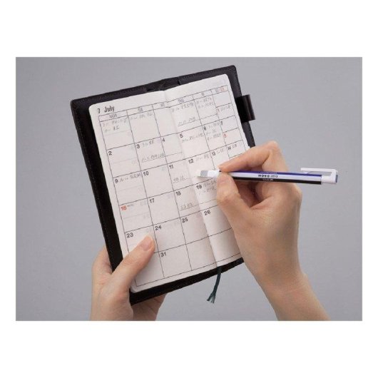 Portagomma Tombow Mono Zero con clip, punta rettangolare 2.5x5 mm