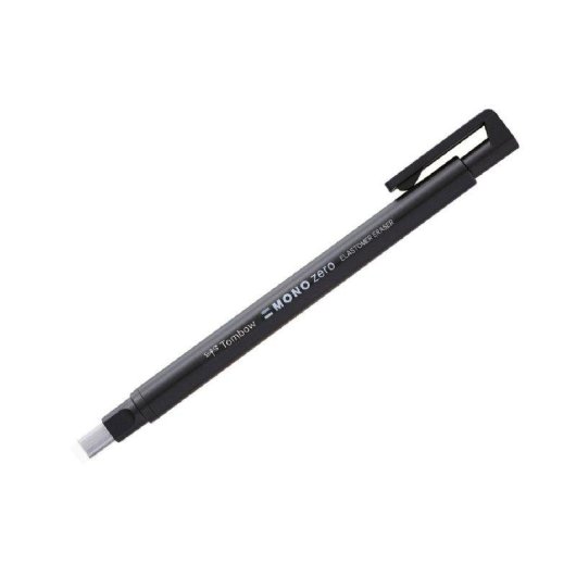 Portagomma Tombow Mono Zero con clip, punta rettangolare 2.5x5 mm