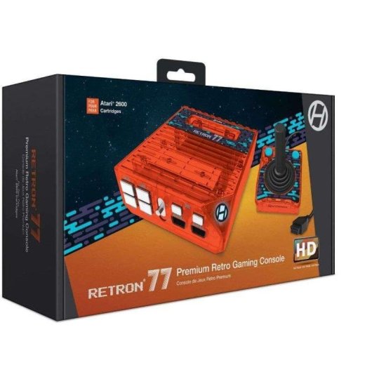 Hyperkin RetroN 77 Retro Consola Retro HD 720p para Cartuchos de Atari 2600 Ámbar