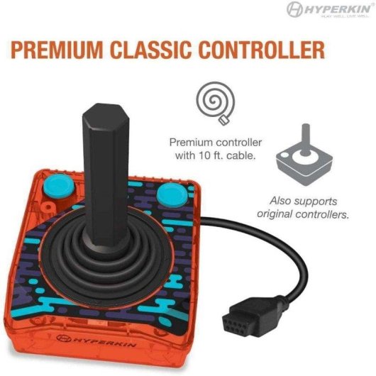 Hyperkin RetroN 77 Retro Consola Retro HD 720p para Cartuchos de Atari 2600 Ámbar
