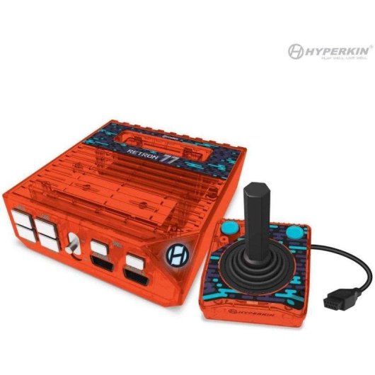 Hyperkin RetroN 77 Retro Consola Retro HD 720p para Cartuchos de Atari 2600 Ámbar