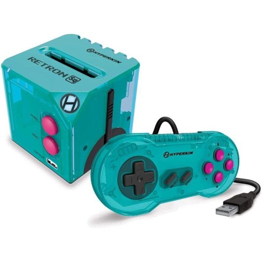 Hyperkin RetroN SQ Retro Consola HDMI para Cartuchos Gameboy y Gameboy Advanced Azul