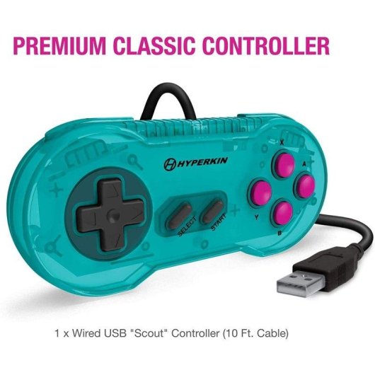 Hyperkin RetroN SQ Retro Consola HDMI para Cartuchos Gameboy y Gameboy Advanced Azul