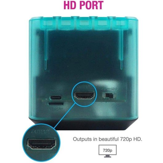 Hyperkin RetroN SQ Retro Consola HDMI para Cartuchos Gameboy y Gameboy Advanced Azul