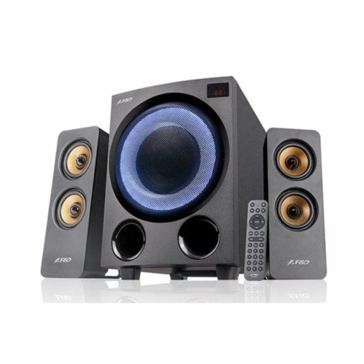 Haut-parleurs F&D 2.1 sans fil Bluetooth 5.0 76W avec subwoofer actif et FM