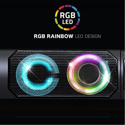 Altavoces Advance SoundPhonic 2.0 RGB Alámbricos 6W con retroiluminación LED