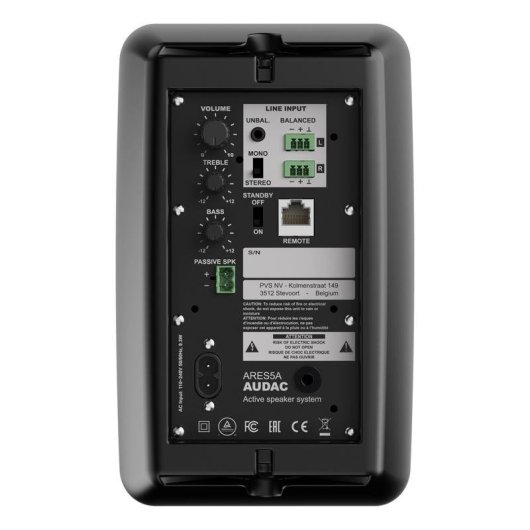 Altifalantes AUDAC 2 vias com fio 40 W com ajuste de graves e agudos