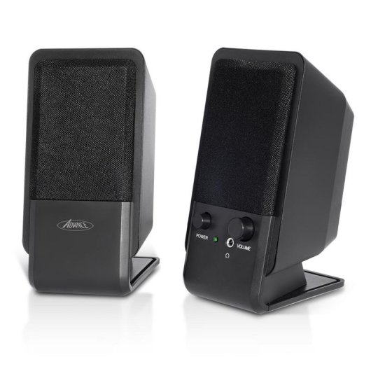 Altavoces Advance SoundPhonic 2.0 Alámbricos 4 W con control rotativo y LED
