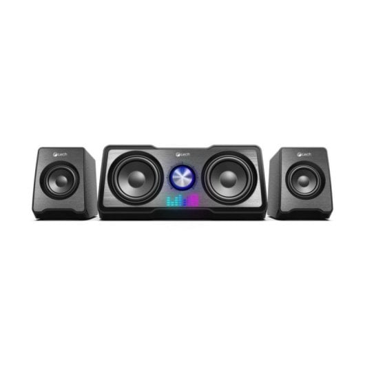 Altoparlanti C-Tech 2.1 canali USB 16 W con controllo rotativo compatto