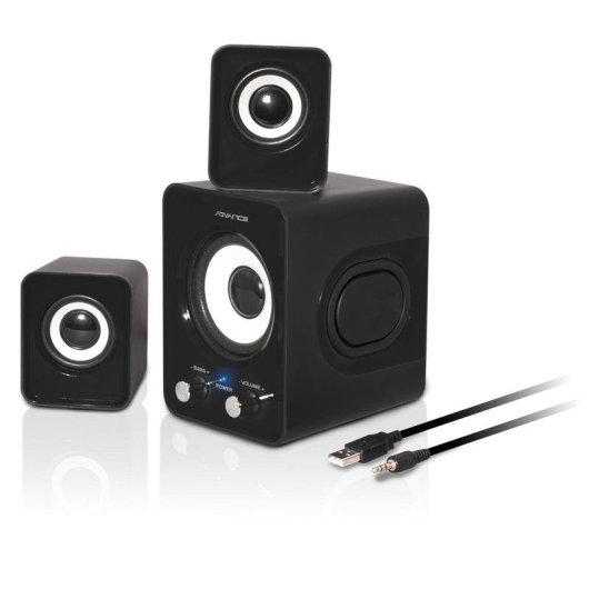 Haut-parleurs Advance SoundPhonic 2.1 USB 6W avec subwoofer actif rotatif