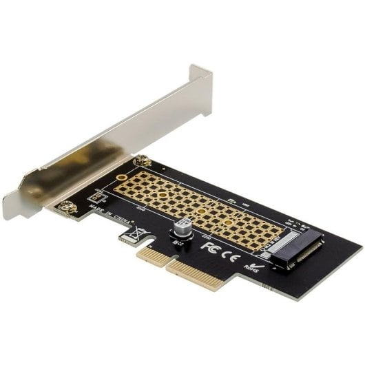 Carte d'interface InLine 76660V PCIe 3.0 M.2 NVMe 32 Gb/s avec LED intégrée