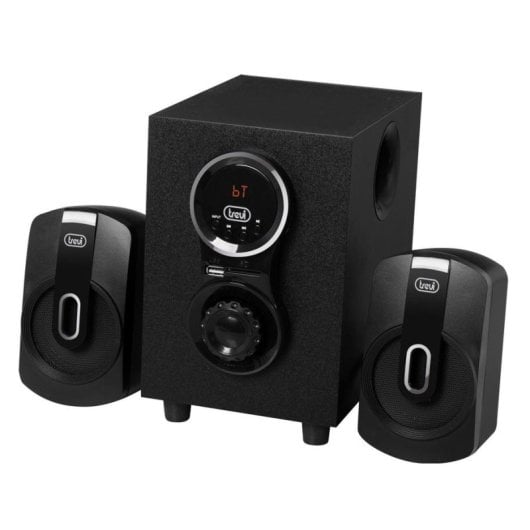 Altavoces Trevi 2.1 con Bluetooth 30W, mando y control giratorio