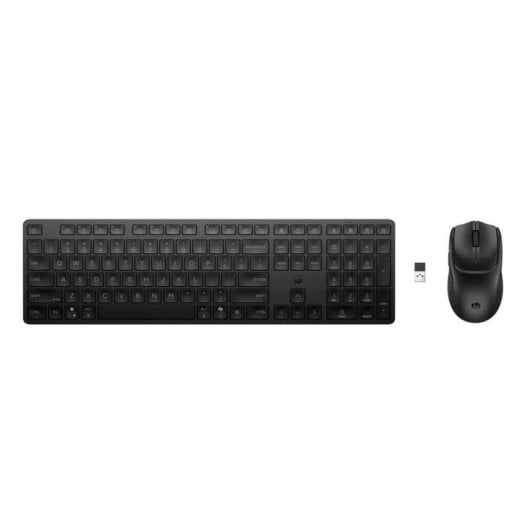 Tastiera HP 490C multidispositivo silenziosa nera con mouse incluso e tasti programmabili